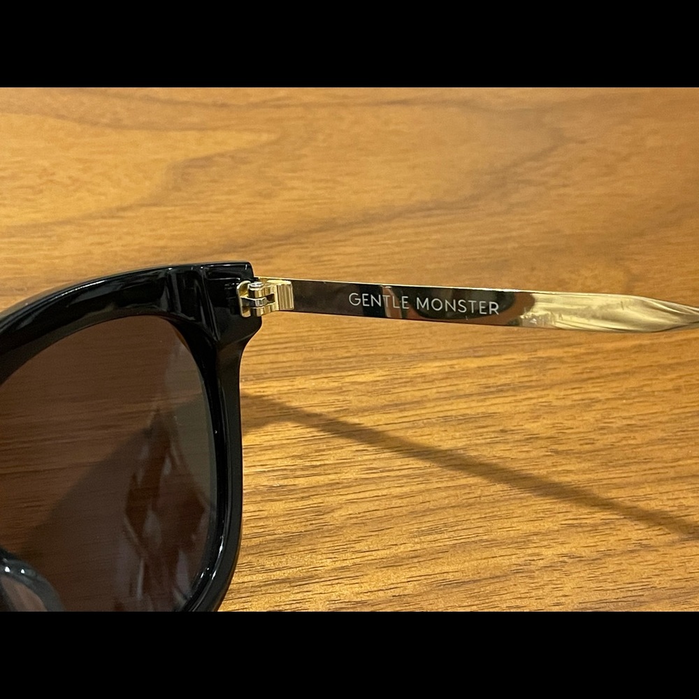 Gentle Monster Absente 01 Oversized Black Sunglasses w/ Case - Picture 6 of 8